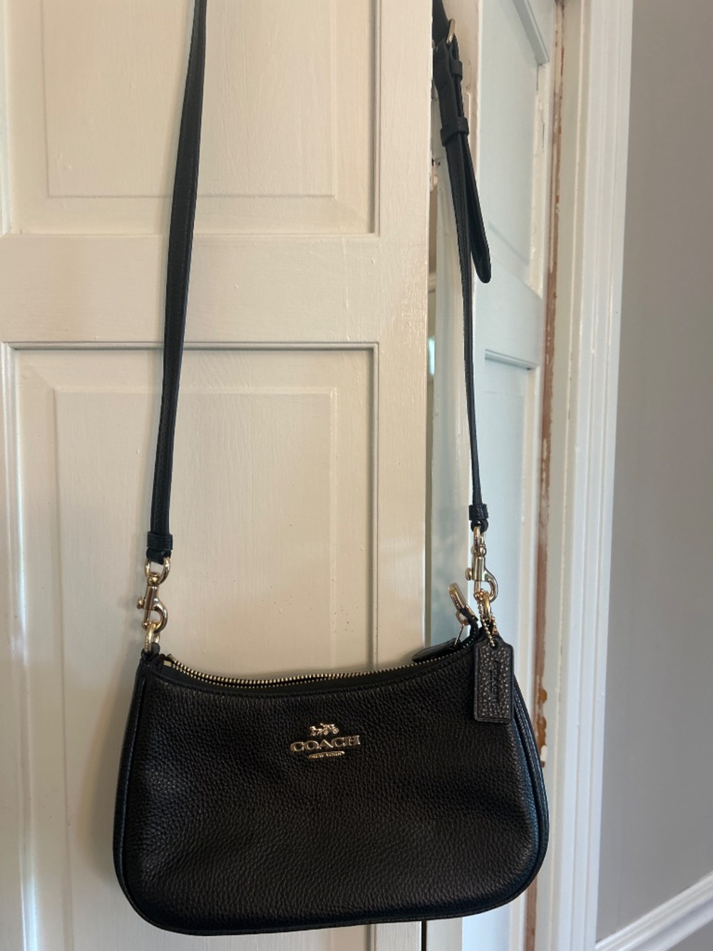 Coach Black leather Teri mini crossbody - Picture 2 of 6